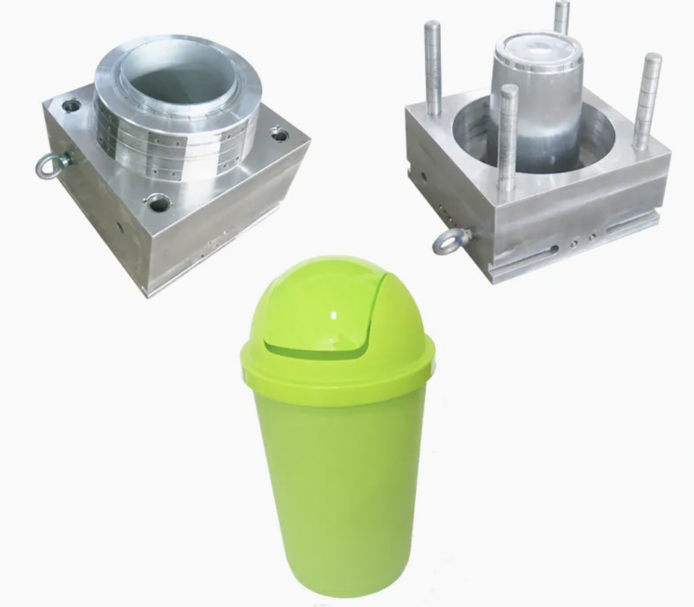 High Quality Plastic Injection Outdoor Plastic Injection Bin Dustbin Mould