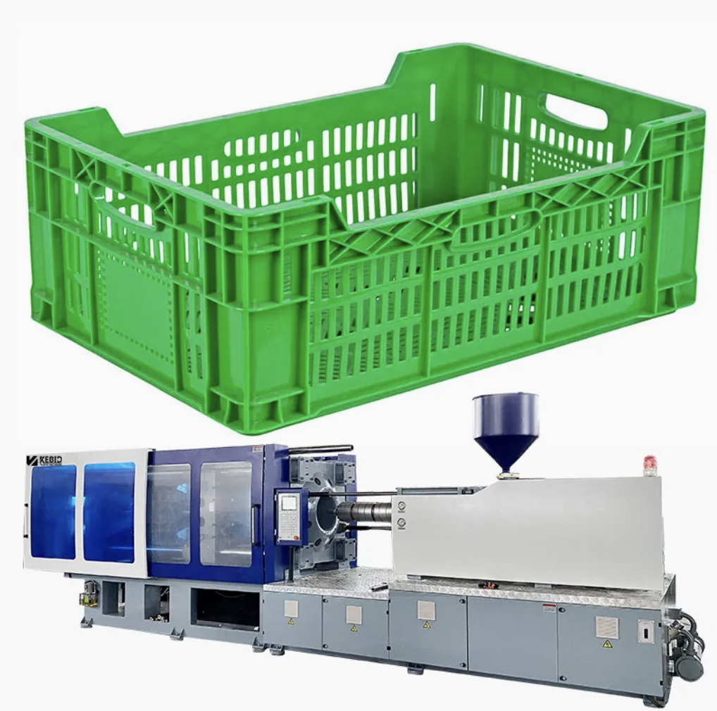 Kebida Brand Hot Sale High Quality 400ton Plastic Fruit Frame Basket Big Box Pot Basin Injection Molding Machine