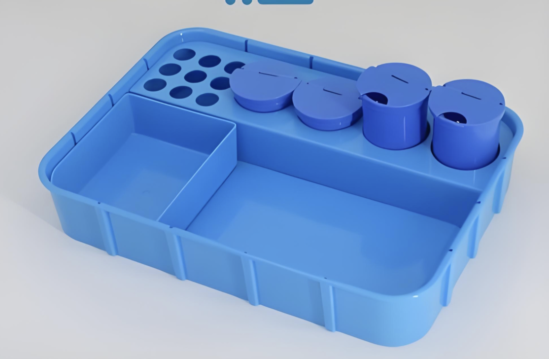  Static-safe PP/CB Component Tray