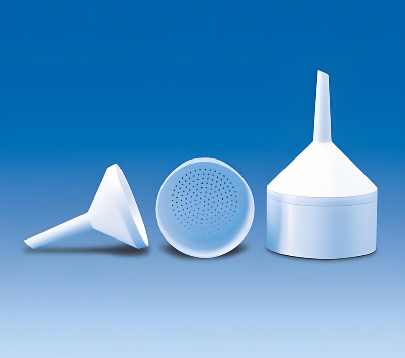 large injection molding Pore-sized PP/PE Filter Funnel