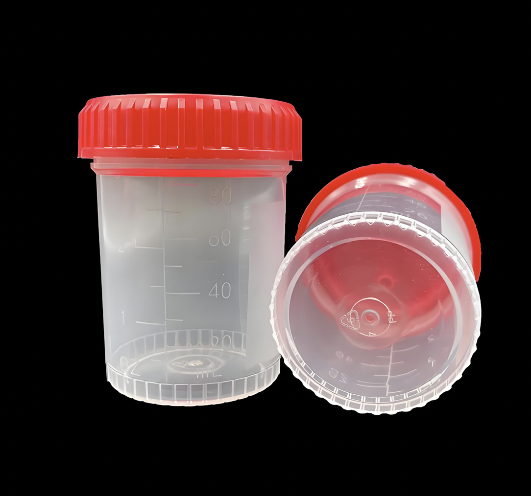 Sterile Molded PP/PE Specimen Collection Cup 
