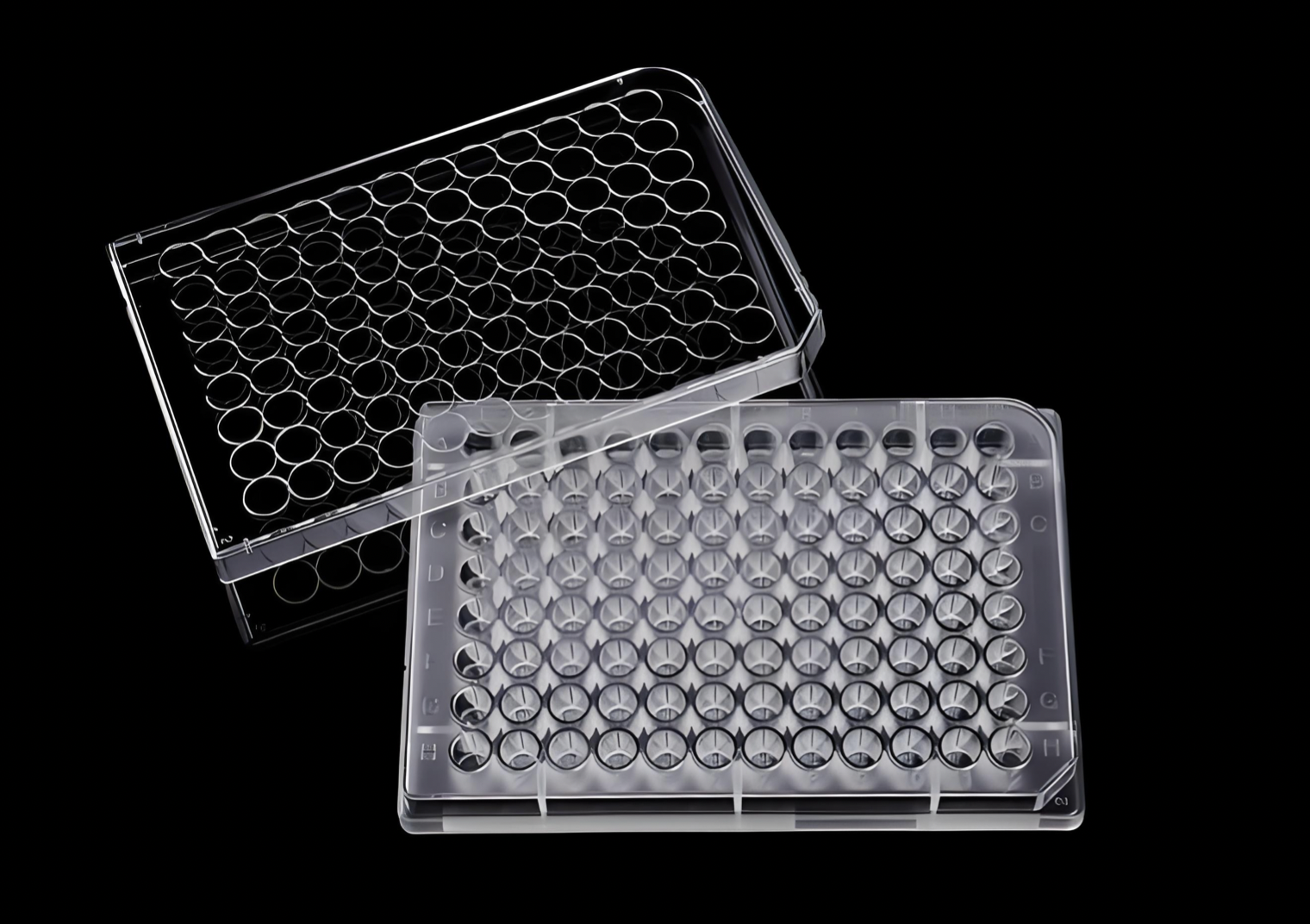 injection molding plastics Nano-Textured Molded PP/PE Cell Culture Plate 