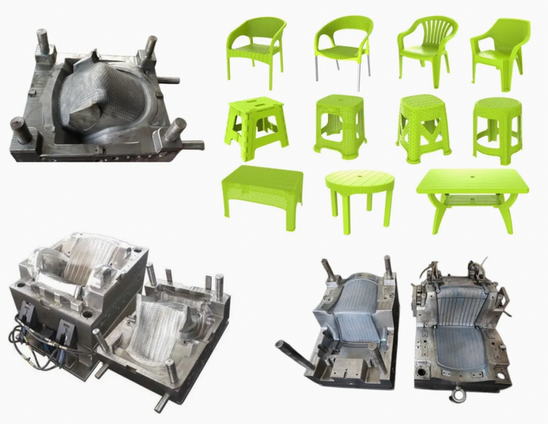 Customized High Quality Small Baby Big Full Adult Office Plastic Furniture Table Stool Chair Injection Mold Molds Mould Price