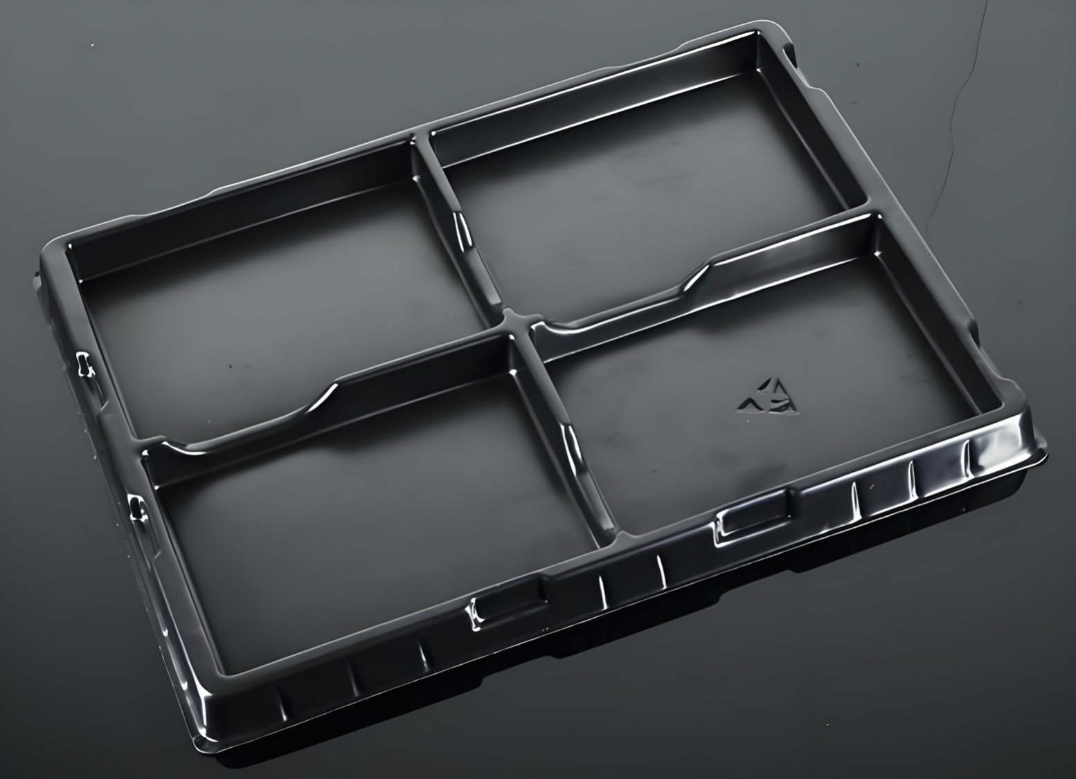 cheap plastic moulding Conductive PP/CF Static-free Tray