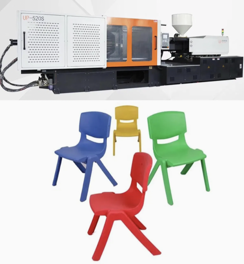 Gas Injection Hollow PP Office Chair Plastic Molding Injection Product