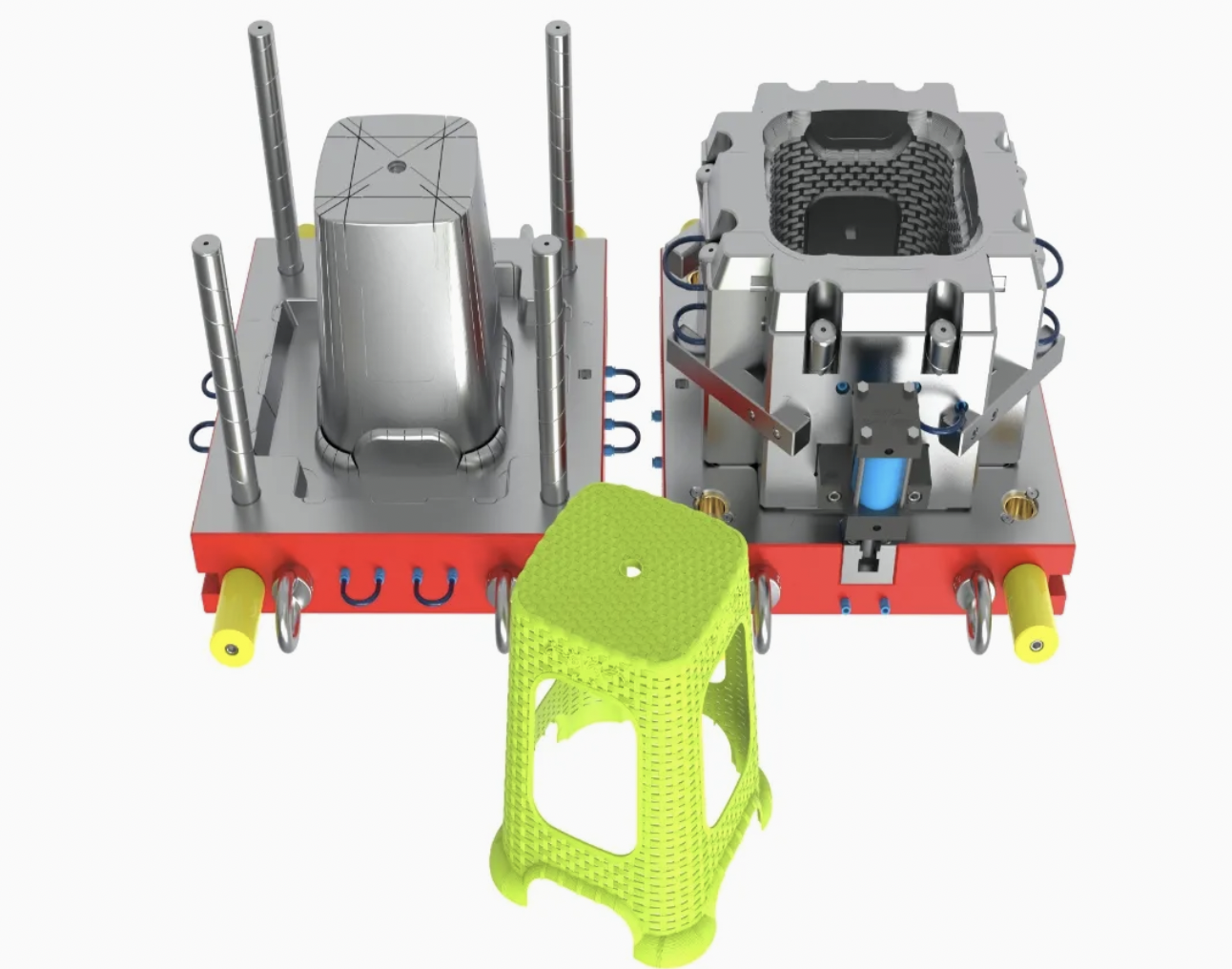 Customized High Quality Small Baby Big Full Adult Office Plastic Furniture Table Stool Chair Injection Mold Molds Mould Price