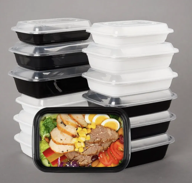 Eco-Friendly Recyclable Plastic Containers, Made by Plastic Injection Molding