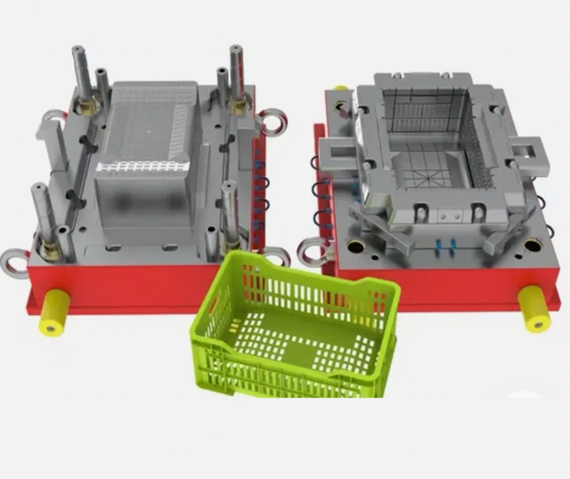 Durable Plastic Injection Crate Mould Vegetable Fruit Transportation Crate Container Mould
