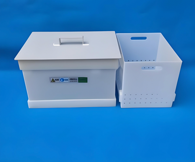 polycarbonate injection molding Lab Approved PS/PP Autoclave Waste Bin