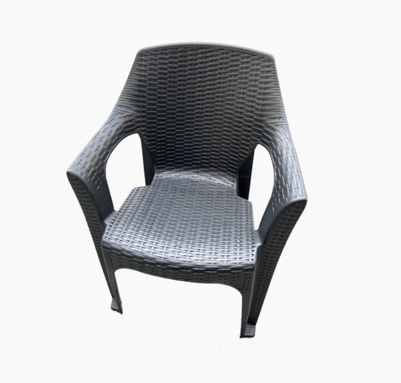 Customized Outdoor Plastic Armed Rattan Design Chair Mould