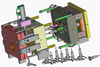 Custom Plastic Injection Molded Cabinet Parts Adjustable Leg/Feet Plastic Parts