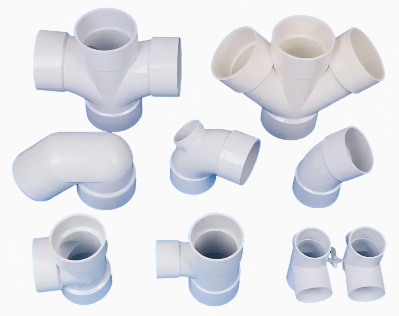 OEM PVC Pipe Connector Fitting with Custom Injection Mould