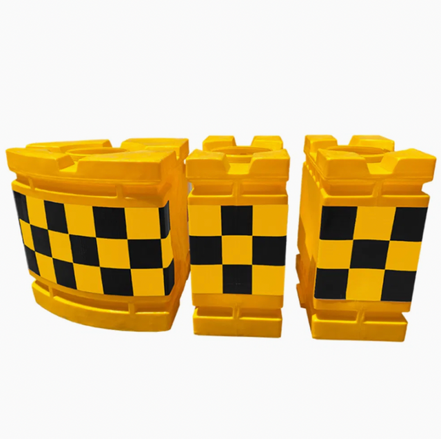 Highway Traffic Guardrail Driveway Moulding Plastic Barriers Injection Blow Molding