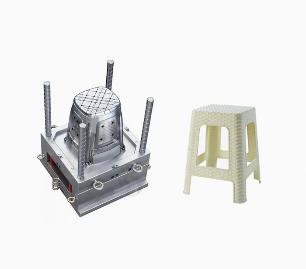 Customized Outdoor Plastic Armed Rattan Design Chair Mould