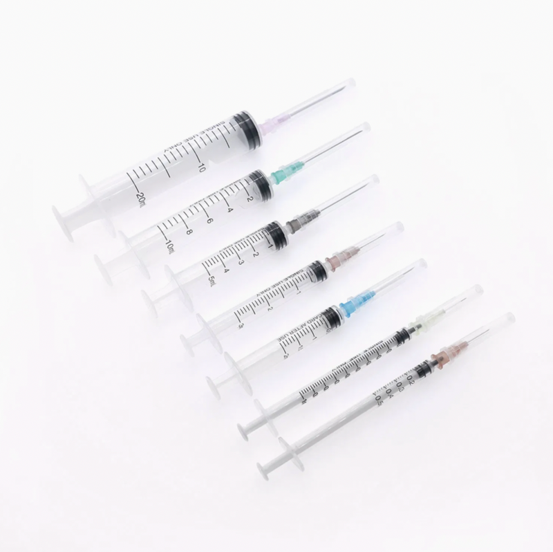 China Supplier of Medical Plastic Disposable Injection Syringe with Needle