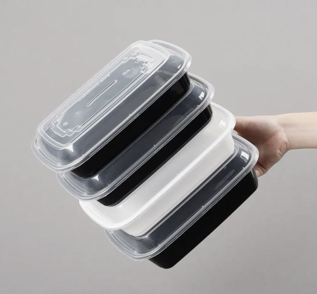 Eco-Friendly Recyclable Plastic Containers, Made by Plastic Injection Molding