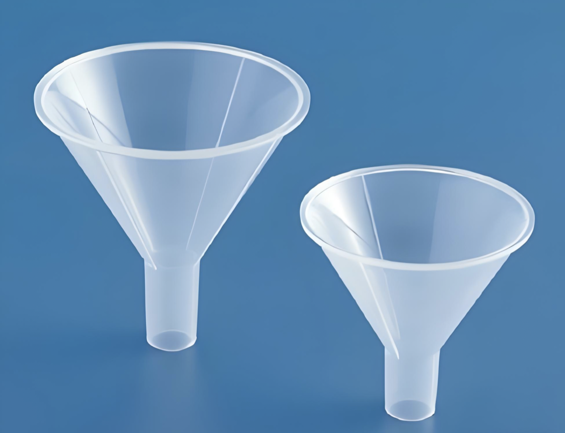 large injection molding Pore-sized PP/PE Filter Funnel